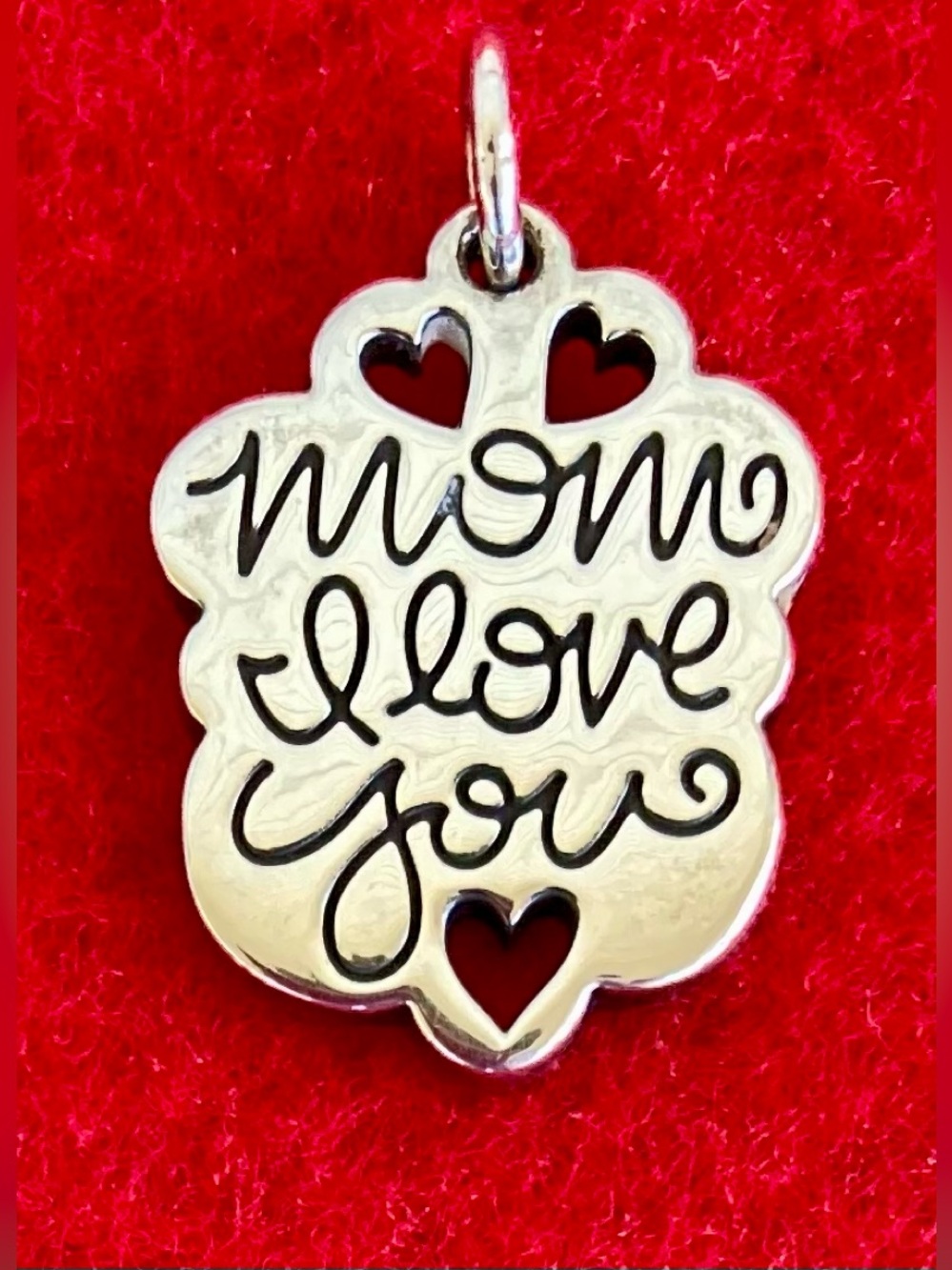 James Avery “Mom I Love You” Charm,
925 Silver